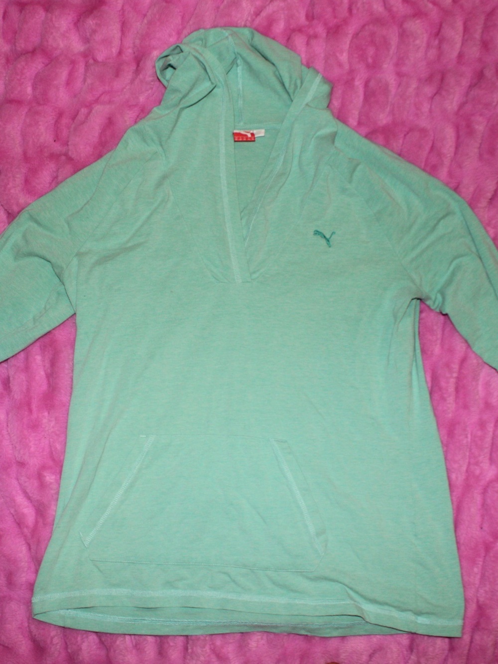 Puma Light Mint Green Hoodie